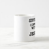 Koffie gooien met Jezus mok (Center)