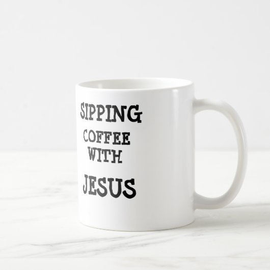 Koffie gooien met Jezus mok (Rechts)