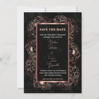 Koffie Goud Regalia in Koninklijke Affaire Save th Save The Date
