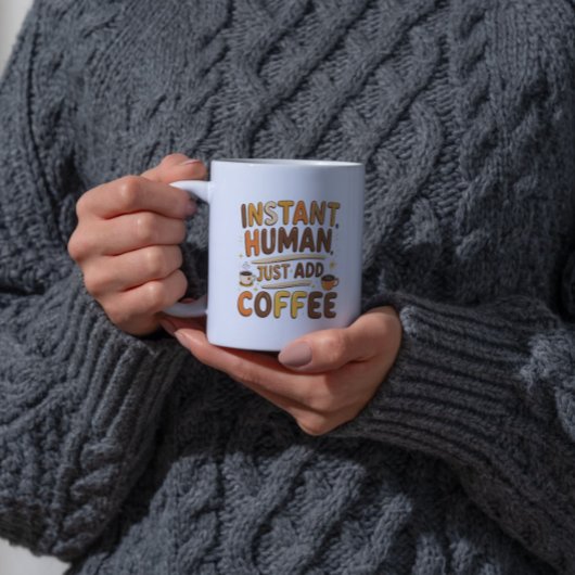 Koffie Grappig Giftful Instant Human Design Koffiemok