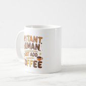 Koffie Grappig Giftful Instant Human Design Koffiemok (Voorkant links)