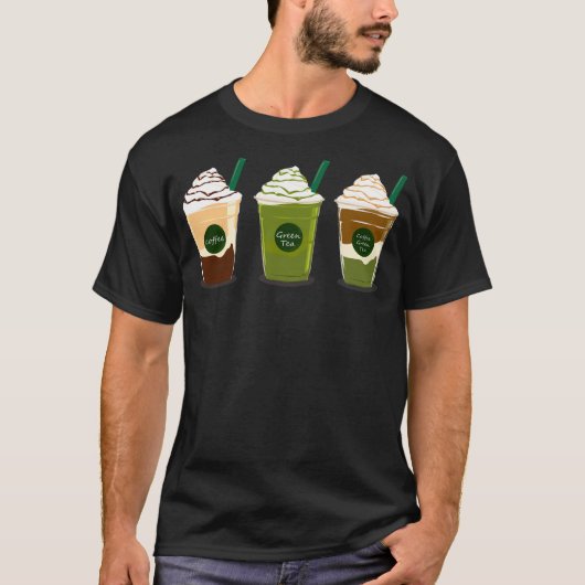 Koffie - Groene thee - Koffie Groen T-shirt (Voorkant)