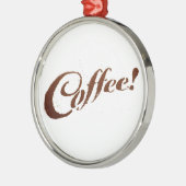 Koffie Grond Koffie - Cirkel Ornament (Links)