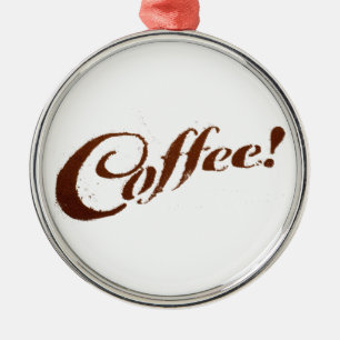 Koffie Grond Koffie - Cirkel Ornament