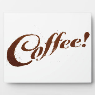 Koffie Grond Koffie - Plaque Fotoplaat