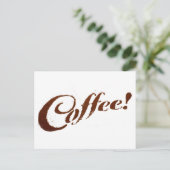 Koffie Grond Koffie - Postkaart (Staand voorkant)