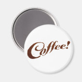 Koffie Gronden Koffie - Magneet (Voorkant / Achterkant)