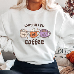 Koffie Halloween Sweatshirt