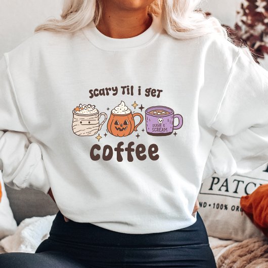 Koffie Halloween Sweatshirt