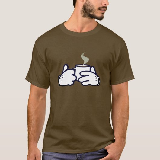 Koffie Hands T-Shirt (Voorkant)