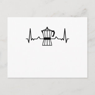 Koffie Hartslag cafeïne Cadeaus Briefkaart