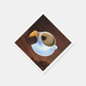 Koffie? Heart Shaped Smoke Servetten (Hoek)