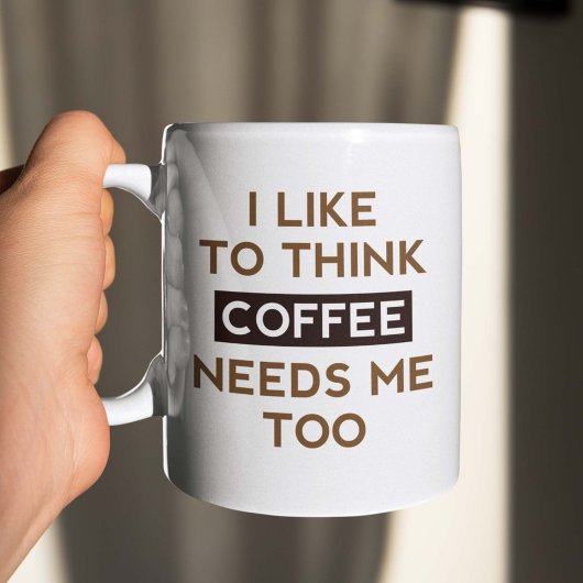 Koffie heeft me ook nodig koffiemok