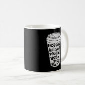 koffie hell yeah mensen geen grote fan introvert koffiemok (Voorkant rechts)