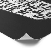 koffie hell yeah mensen geen grote fan introvert poster (Hoek)