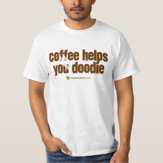 Koffie helpt je deeg t-shirt