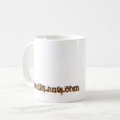 Koffie helpt je. koffiemok (Voorkant links)