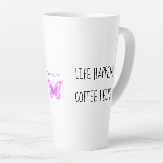 KOFFIE HELPT LATTE MOK (Rechterhoek)