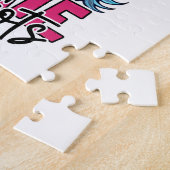 Koffie Helpt Me Idioten Te Verdragen Legpuzzel (Zijkant)