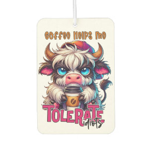 Koffie Helpt Me Idioten Te Verdragen  Luchtverfrisser