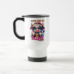Koffie Helpt Me Idioten Te Verdragen Reisbeker