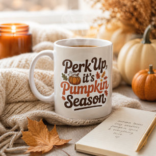 Koffie herfst liefhebbers koffiemok