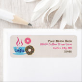 Koffie-HERSTELADRES Koffiewinkel Etiket (Insitu)