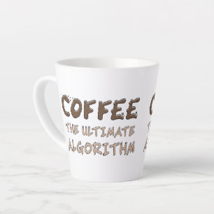Koffie Het ultieme algoritme Funny programmeur Latte Mok