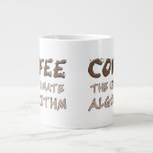Koffie Het ultieme algoritme Grappige programmeur Grote Koffiekop (Voorkant)