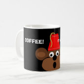 KOFFIE, HET WACHT MIJN GELD OP. KOFFIEMOK (Voorkant links)