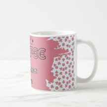 KOFFIE & HOND KUST roze en blauw