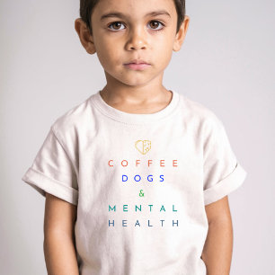 Koffie, honden en geestelijke gezondheid - Het per Kinder Shirts