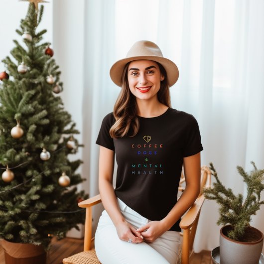 Koffie, honden en geestelijke gezondheid - Het per T-shirt