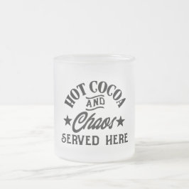 Koffie Hot Cacao en chaos Grappig Mok Design