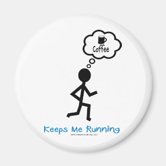 Koffie - houdt me draaiende magneet