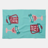 Koffie houdt me in de steek theedoek (Horizontaal)