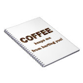 KOFFIE HOUDT ME... NOTITIEBOEK (Rechterzijde)