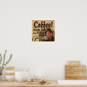 Koffie houdt me tegen je te doden poster (Keuken)