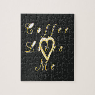Koffie houdt van me. legpuzzel