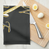 Koffie houdt van me. theedoek (Quarter Fold)