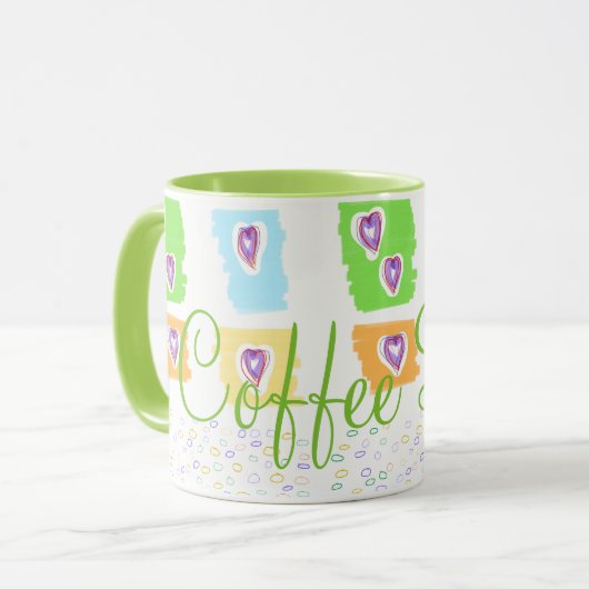 Koffie houdt van Mok (Voorkant links)