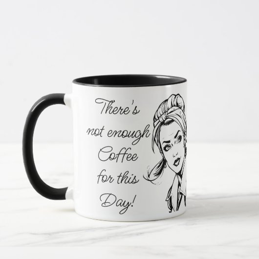 Koffie Humor | Grappige Sarcastische Spreuk Mok (Links)