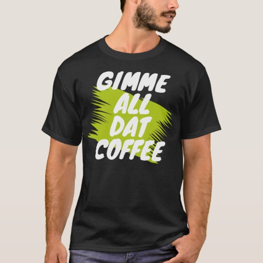 koffie humor junkie t-shirt (Voorkant)