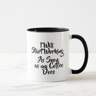 Koffie Humor Mok