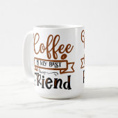 Koffie Humor Serie 15 oz Classic Mok (Voorkant links)
