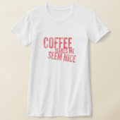 Koffie-Humor T-Shirt (Laagn)