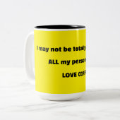 KOFFIE-HUMOR TWEEKLEURIGE KOFFIEMOK (Voorkant links)