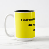 KOFFIE-HUMOR TWEEKLEURIGE KOFFIEMOK (Links)