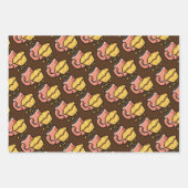 KOFFIE ICONS SET WRAPPERPAPIERSCHAPEN INPAKPAPIER VEL (Voorkant 3)