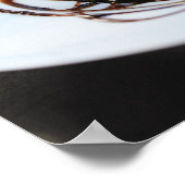 koffie-ijs met chocoladesiroop poster (Hoek)